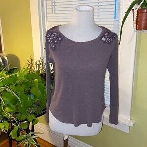 American Eagle Thermal Waffle Top Size Extra Small